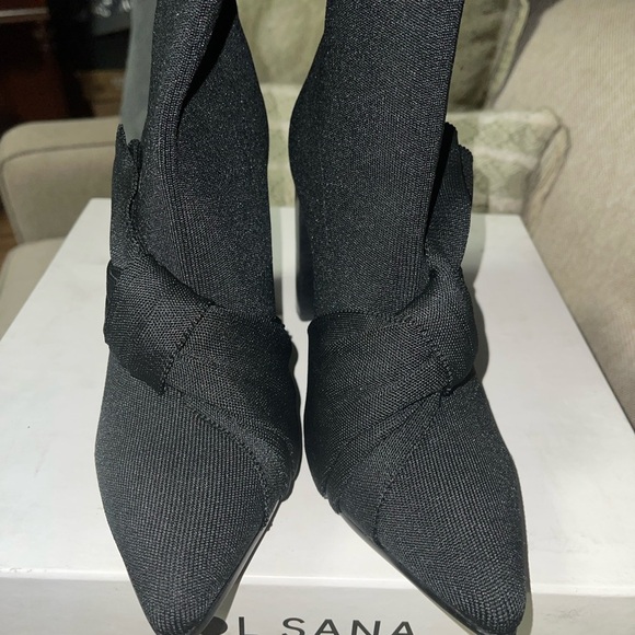 New Sol Sana liana dress boots heels sz 37/7 $150 HTF! - Picture 5 of 6